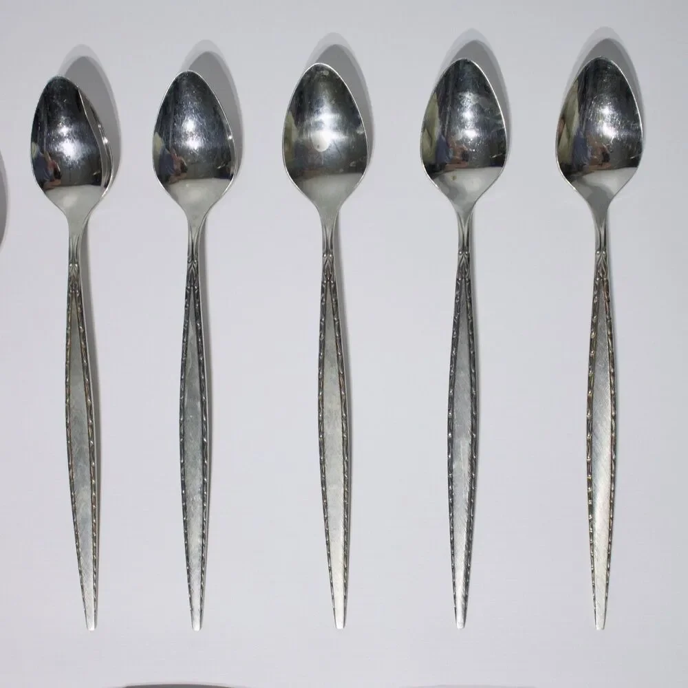 Vintage Mid Century Community Oneida Venetia Stainless Steel Flatware 46 Pieces